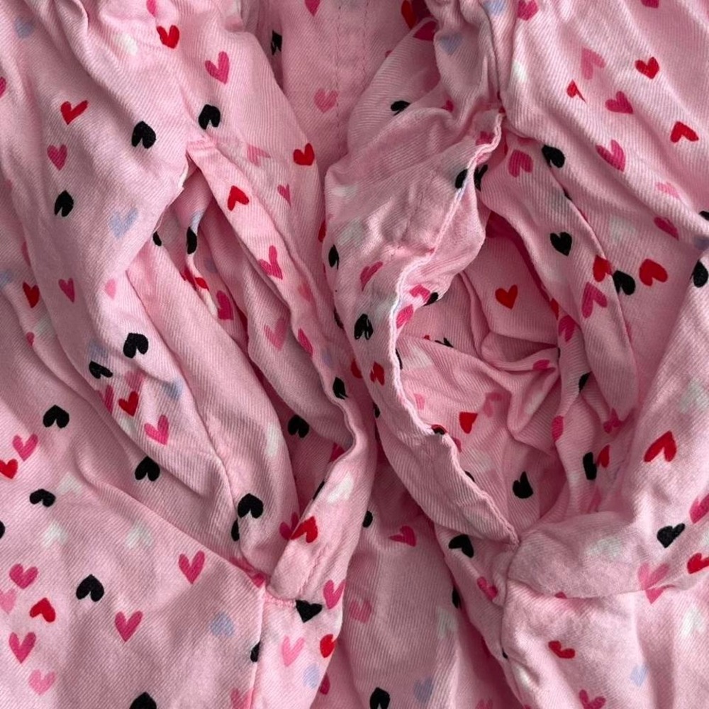 Joyspun Pink Heart Print Sleep Shorts Women's Small Cozy Lounge Pajama Y2K - Picture 2 of 4